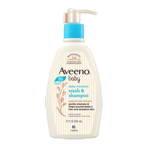 (Self-operated) Aveeno baby shampoo and shower gel two-in-one gentle 354ml 30g