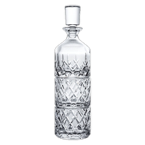 (Self-operated) Czech BOHEMIA imported crystal double wine brandy whiskey bottle decanter