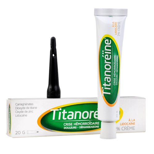 [Самоуработанные] французский титанореин импортированный геморроидный крем на искренние взрослые, чтобы устранить фрикадельки внутри и снаружи геморроидного крема 20G