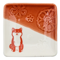 (Self-operated) KINGZUO ceramic plate condiments dipping sauce small sauce plate sashimi plate rectangular spit bone plate Japanese style
