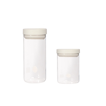 (Self-operated) HARIO sealed bottles and jars snacks tea storage jars coffee bean powder glass imported vacuum storage