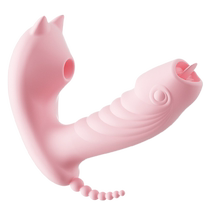 (Self-operated) Vibrator female products for outdoor wear female erotic remote control masturbation device insert cunnilingus ricochet