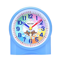 (Self-operated) Japan Lisheng childrens small alarm clock for bedroom students with silent snooze creative digital with night light