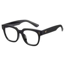 (Self-operated) cyxus goes to work without makeup the same anti-blue light large-frame slimming model for women with myopia glasses