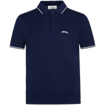 (Self-operated) Ami Paris mens classic fashionable sports and leisure logo letter short-sleeved POLO shirt two colors