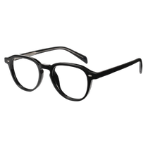 (Self-operated) Cyxus anti-blue light myopia glasses retro round frame womens radiation protection goggles for men with degrees