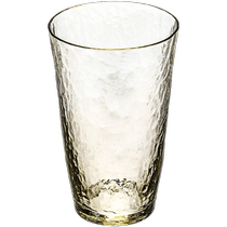 (Self-employed) Toyo Sasaki Glass Cup Japan Imports Hammer Grain Cups Water Cups Water Cups Home Glass Water Cups