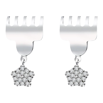 (Self-operated) Glam Ever hairpin star earrings new niche design high-end earrings as a gift for your girlfriend