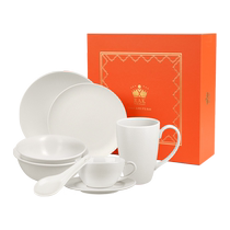 (Self-operated) UAE Rak Porcelain tableware 8-piece gift box tableware set for one person