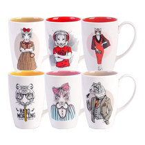 (Self-operated) UAE Rak Porcelain Huhushengwei Mug Zodiac Cup 450ml Birthday Water Cup