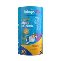 (Self-operated) Ddrops Infant Calcium Magnesium Zinc Liquid Seaweed Double Calcium Vermicelli Lactoferric Calcium*3