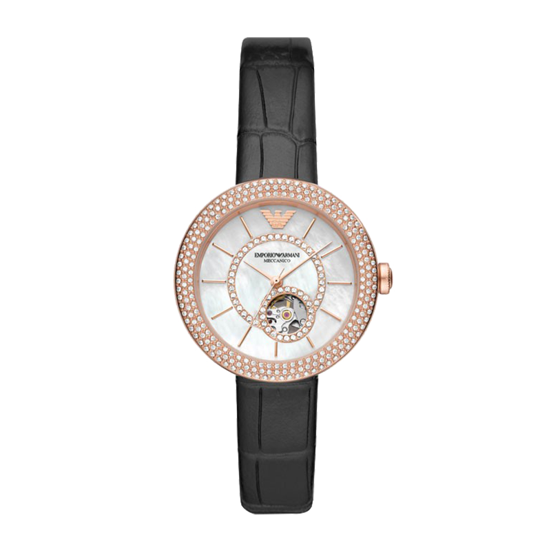 Self-operated Armani watch women's mechanical hollow