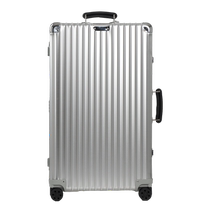 (Self-operated) RIMOWA square fat metal trolley suitcase travel checked box trunk