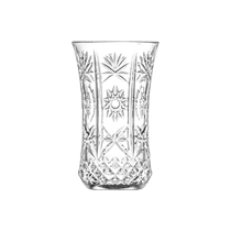 (Self-operated) RCR engraved tall water cup transparent tea cup juice cup crystal glass drinking cup set