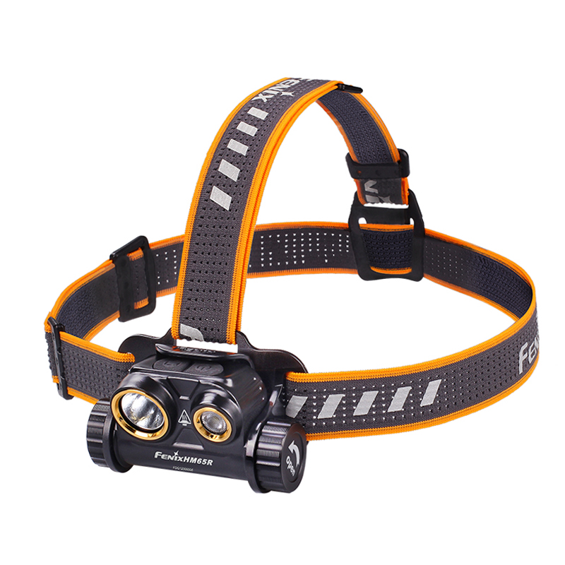 Phoenix Fenix HM65R 1400 lumens magnesium alloy lightweight direct charge trail headlight 18650