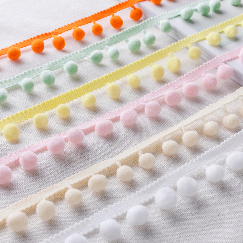 Hairball lace handmade diy material pillow decorative accessories creative curtain ball ball tassel lace lace