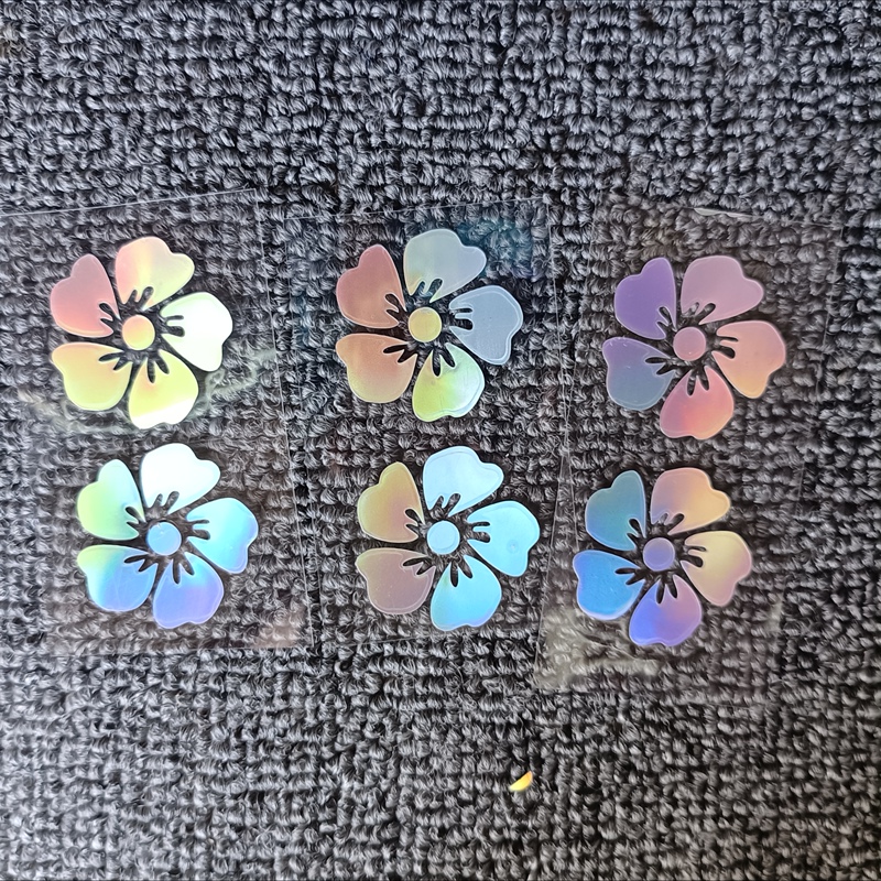 Sakura Car Body Stickers, Spring Flower Bicycle Helmet and Fender Stickers, Waterproof Petal Scratch Stickers