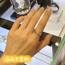 Chanel Chanel ring coco crush rhomboid ring wide and narrow couple ring diamond wedding ring girl