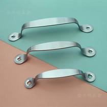 Factory supply wardrobe cabinet handle doors and windows hardware cabinet door handle bow surface stainless steel round head handle