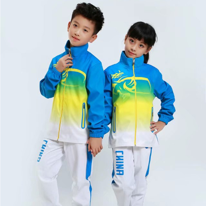 New autumn and winter youth badminton clothes long sleeve suit children table tennis training wear customised event competition suit-Taobao