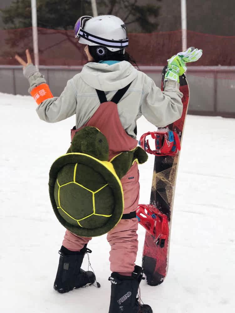 Shake sound little turtle ski hip protector Butt pad fall pants Adult male and female parent-child ski protector