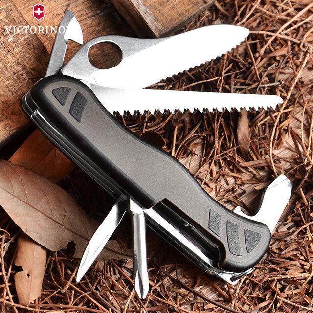 ດັ້ງເດີມ Victorinox Swiss Army Knife 111MM German Army Knife 0.8461.MWCH Outdoor Multi-Function Swiss Knife