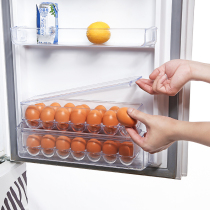 Household egg box refrigerator side door storage box kitchen egg box egg rack egg box egg rack Holder