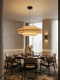 New Chinese-Style Restaurant Chandelier, Living Room Main Light, Zen-Inspired Song Dynasty Aesthetic Chandelier, Tea Table, Bedroom Designer Mid-Century Lighting Fixtures