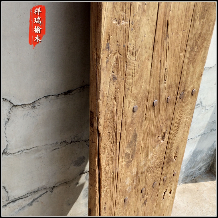 Bảng điều khiển cửa cũ 榆 gỗ và bàn ăn gỗ rắn cũ - Bàn / Bàn 	bộ bàn ghế gỗ cổ điển	