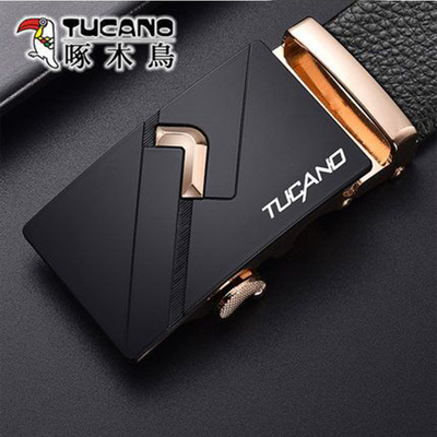 男士真皮正品自动扣高档皮带