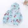 Quần áo chống nắng cho trẻ em cotton và vải lanh mùa hè ngoài trời nhẹ và thoáng khí mềm mại áo khoác nam 2019 quần áo chống nắng - Quần áo ngoài trời cho trẻ em áo khoác trẻ em nam 12 tuổi