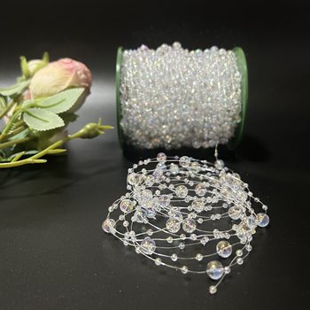 Pearl chain can be cut at will without loose beads handmade accessories