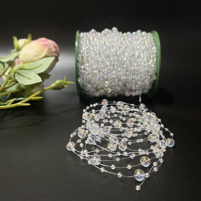 Pearl chain can be cut at will without loose beads handmade accessories