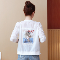 Summer slim coat female native Korean version no hat Japanese sun protection clothing pu short cloak loose sunscreen black UV rays