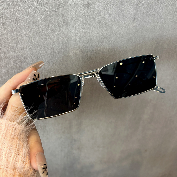 Retro Fashion Small-Frame Sunglasses for Men, Anti-Uv Metal Frame, Punk Hip-Hop Driving Sunglasses for Men Retro Fashion Small-Frame Sunglasses for Men, Anti-Uv Metal Frame, Punk Hip-Hop Driving Sunglasses for Men