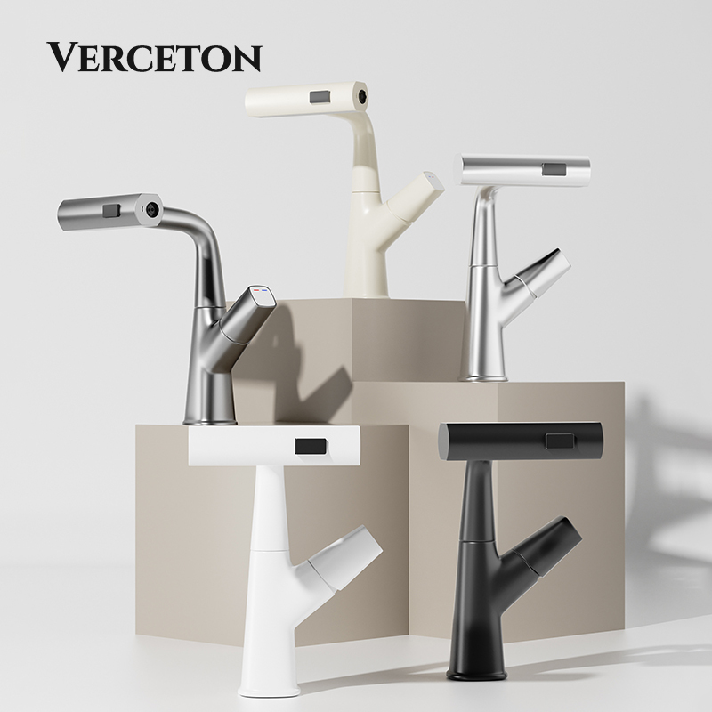 Raindance Waterfall All-Copper Hot and Cold Water Faucet Multifunctional Lift-Out Pull-Out Bathroom Sink Countertop Faucet Raindance Waterfall All-Copper Hot and Cold Water Faucet Multifunctional Lift-Out Pull-Out Bathroom Sink Countertop Faucet