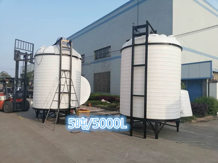 PT-5000L Thùng chứa hóa chất 5 tấn chống thấm nước bằng nhựa chống axit 5000 kg bể chứa xử lý nước thải - Thiết bị nước / Bình chứa nước