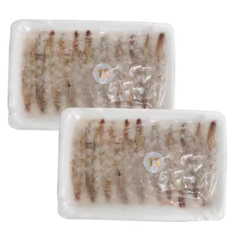 Junyi 13g elongated shrimp frozen South American white shrimp Japanese tempura shrimp fried shrimp sushi dish 20 tails 260g