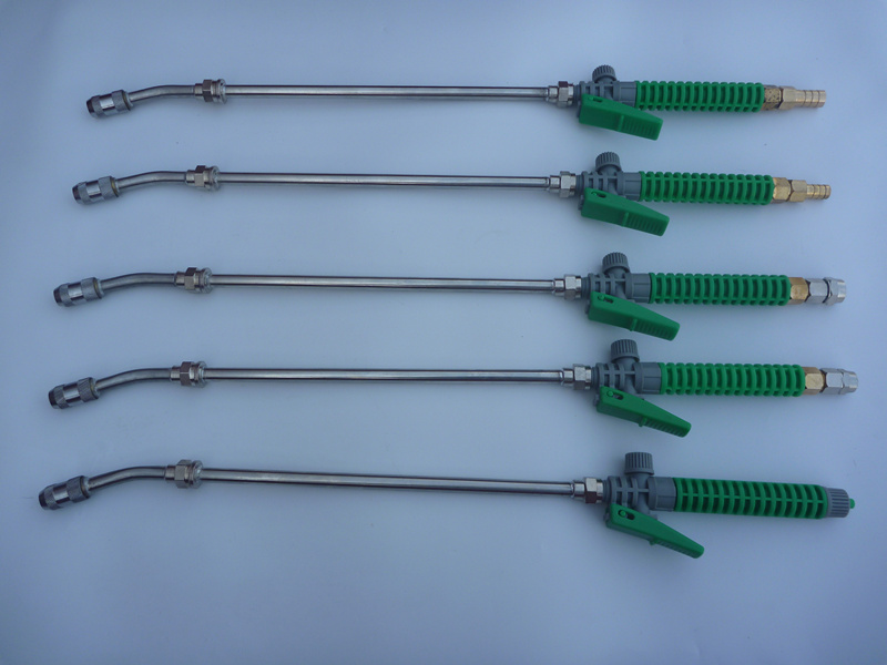 Foam machine retrofit atomization spray gun accessories Erasable Wash Car Wash liquid atomization nozzle Self-cleaning three-way connector switch