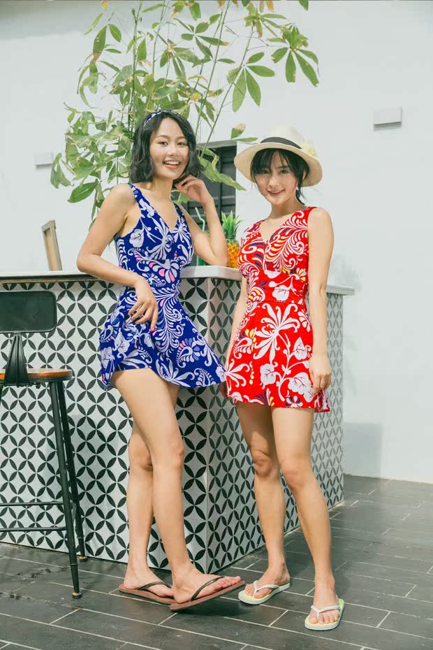 2018 Bà Plus Phân bón Plus Kích thước áo tắm một mảnh Hoa cúc bảo thủ Trung niên Đồ bơi mỏng áo tắm 1 mảnh