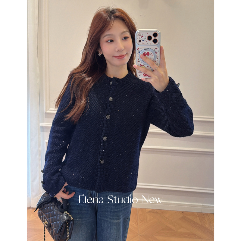Datiatian [Elf] Design Cardigan with Exquisite Craftsmanship, Light Luxury, and a Gentle, Unique Style