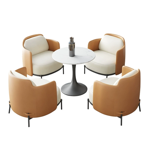 Офис продаж диван председатель гостиницы отдыха и отдыха Клуба Клуба Адреспешника Стол и Салон красоты стула, чтобы договориться о комбинации дивана