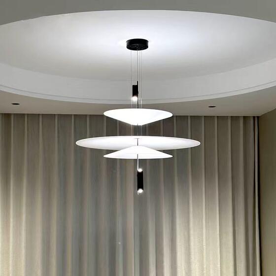 Spanish Vibia Flamingo Minimalist Restaurant Pendant Light Flamingo Designer Villa Ufo Lamp