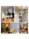 Danish Verpan Spiral Bauhaus restaurant chandelier designer light luxury spiral waterfall living room study lamp