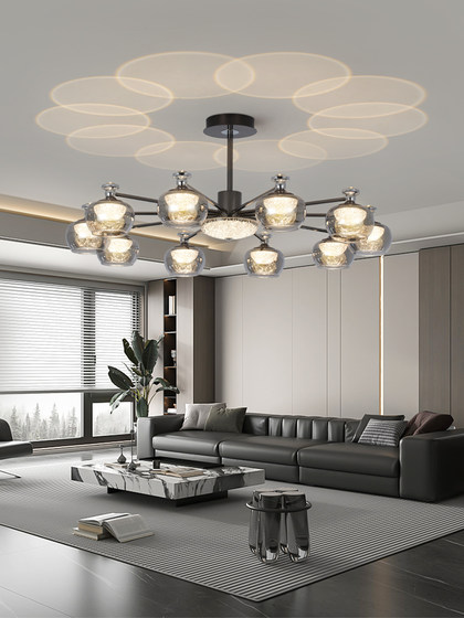 Italian Minimalist Living Room Chandelier Nordic Modern Minimalist Designer Light Luxury High-End Hall Restaurant Bedroom Lighting Fixtures