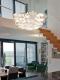 Italian Minimalist Living Room Cloud Chandelier Modern Simple French Designer Studio Dining Room Bedroom Art Lighting Fixtures