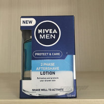 Original imported from Germany NIVEA Mens Aloe Vera Mild 2 Heavy 7 Care and Control Oil After Shave Toner 100ml