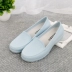 Mùa hè nông miệng mưa giày nữ Hàn Quốc ống ngắn đậu trưởng thành sandal nữ đế thấp Giày cắt thấp