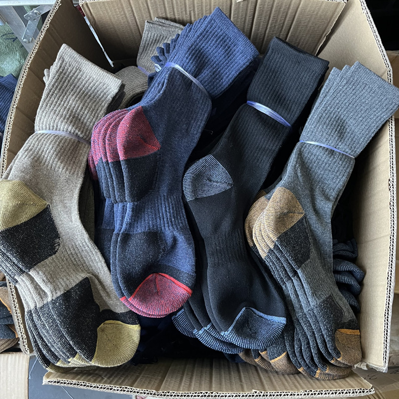 1st class sharp goods elastic help close to outlet US outdoor long cylinder Thickened Towel Bottom Long Socks Man-Taobao