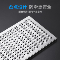 Thickened 304 stainless steel gutter cover plate kitchen Gutter Cover cover Sewer Anti-slip cover Anti-rat rain grate